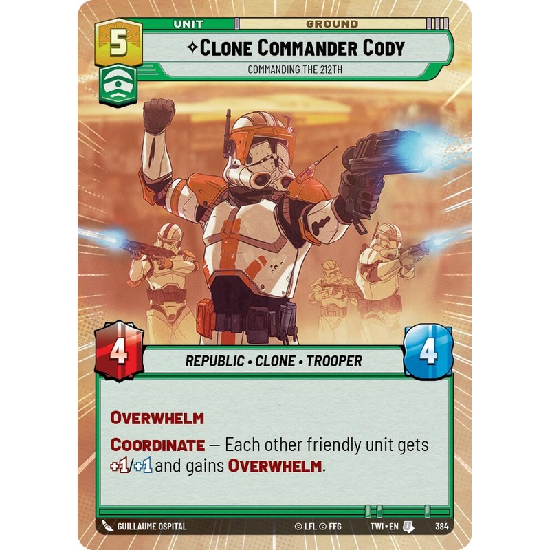 Clone Commander Cody - Commanding the 212th (384) (Hyperspace) (384) [Twilight of the Republic]