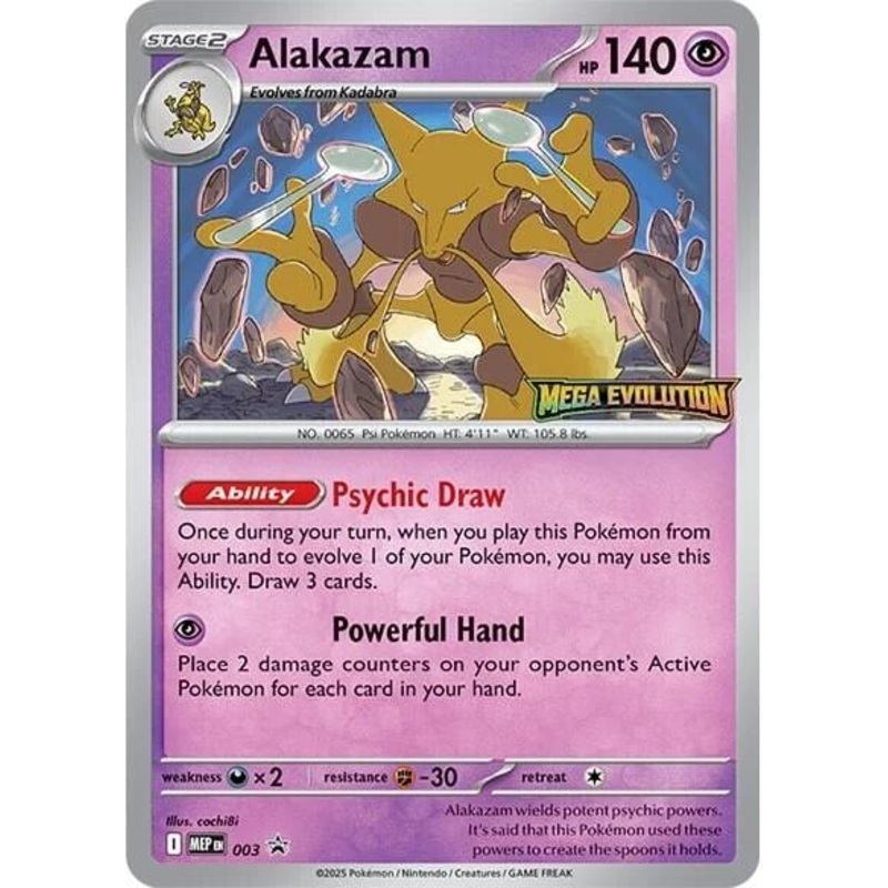 Alakazam (003) [Mega Evolutions Promo]
