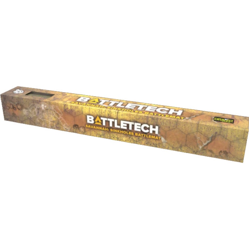 BattleTech: BattleMat - Savannahs Sinkholes/Mountain Lake