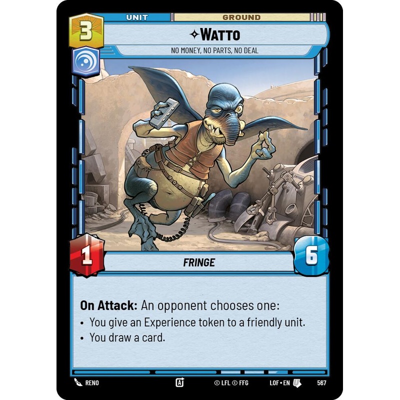Watto - No Money, No Parts, No Deal (567) (Foil) (567) [Legends of the Force]